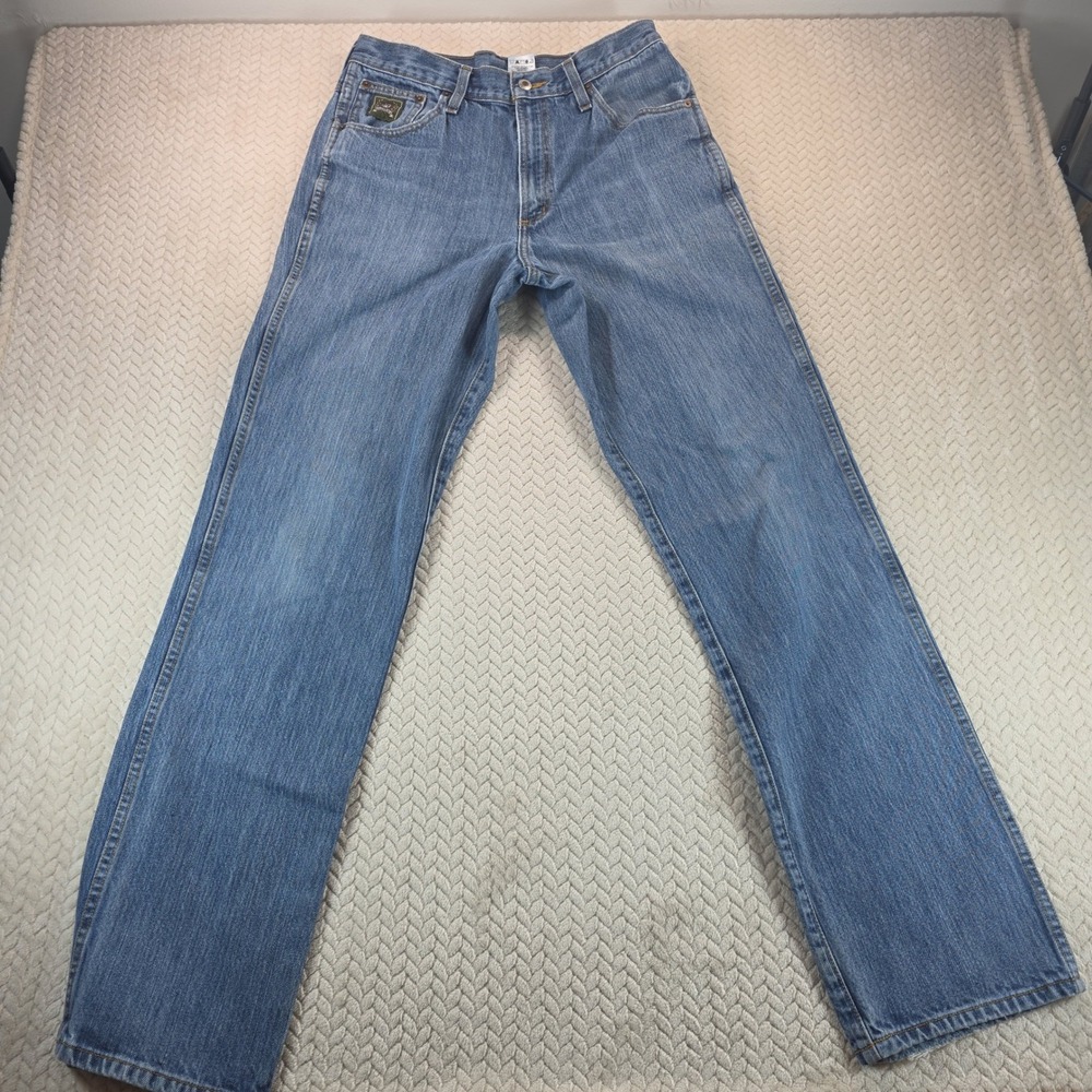 Cinch Green Label Mens Straight Leg Jeans Medium Wash Blue 32x36 MB90530 002